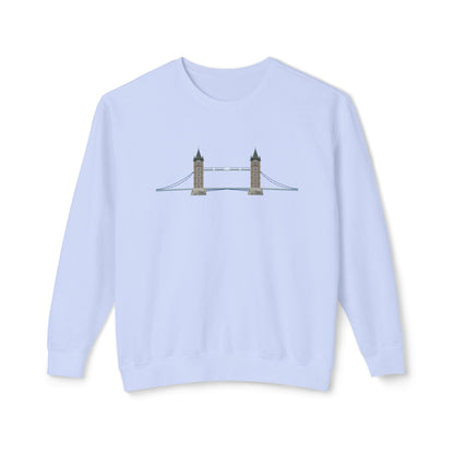 Unisex Lightweight Crewneck Sweatshirt -  London Bridge