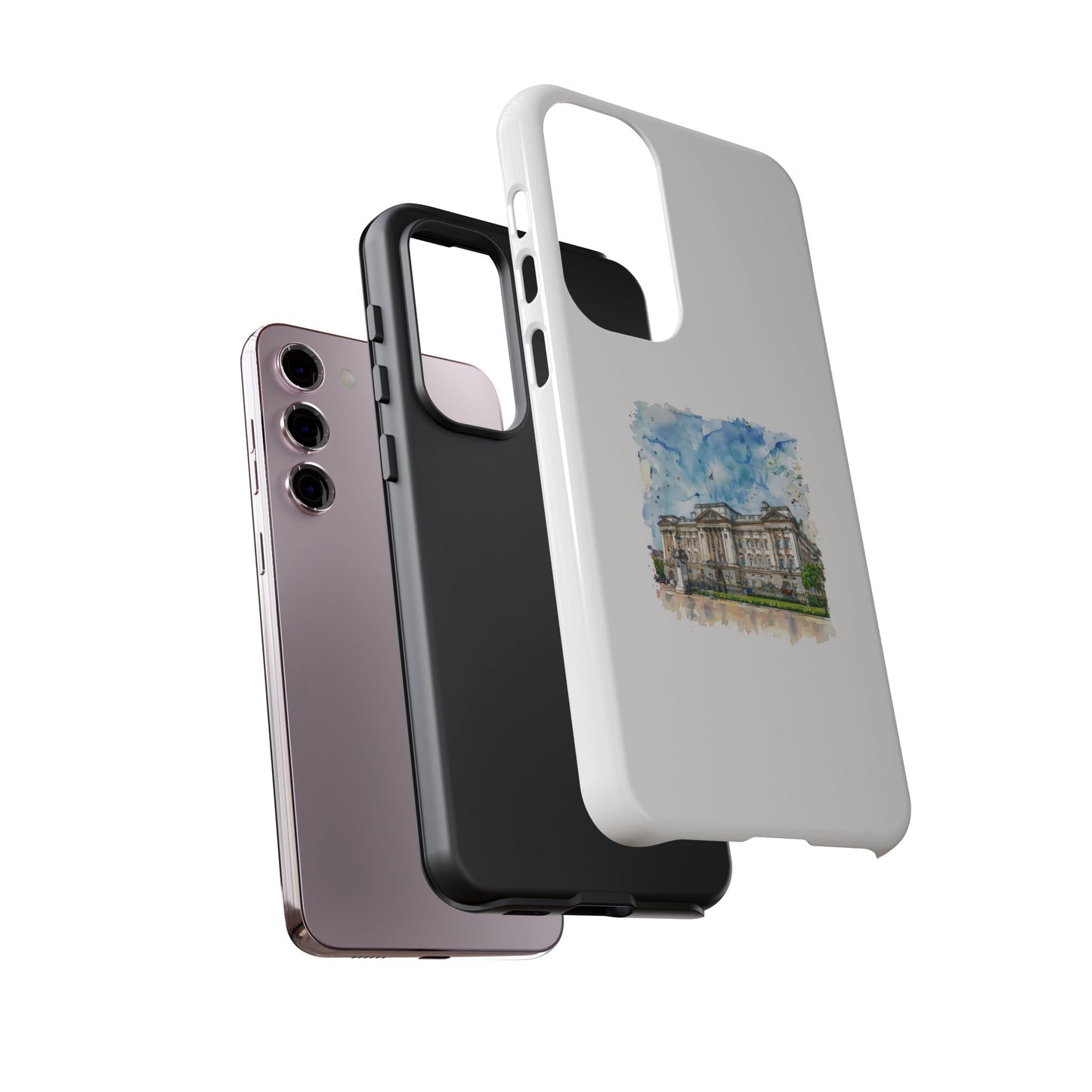 Artistic Phone Case - Watercolor Architecture Design
