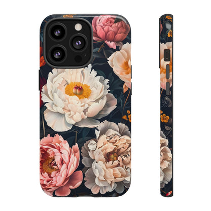 Floral Phone Case, Tough Phone Cover, Flower Design, Unique Gift for Her, Trendy Accessory, Spring Decor