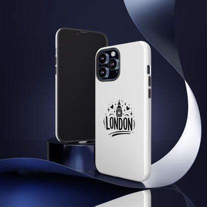 Stylish Phone Case for London Lovers, London Gift, Travel Accessory, Unique Smartphone Case, Cityscape Phone Cover