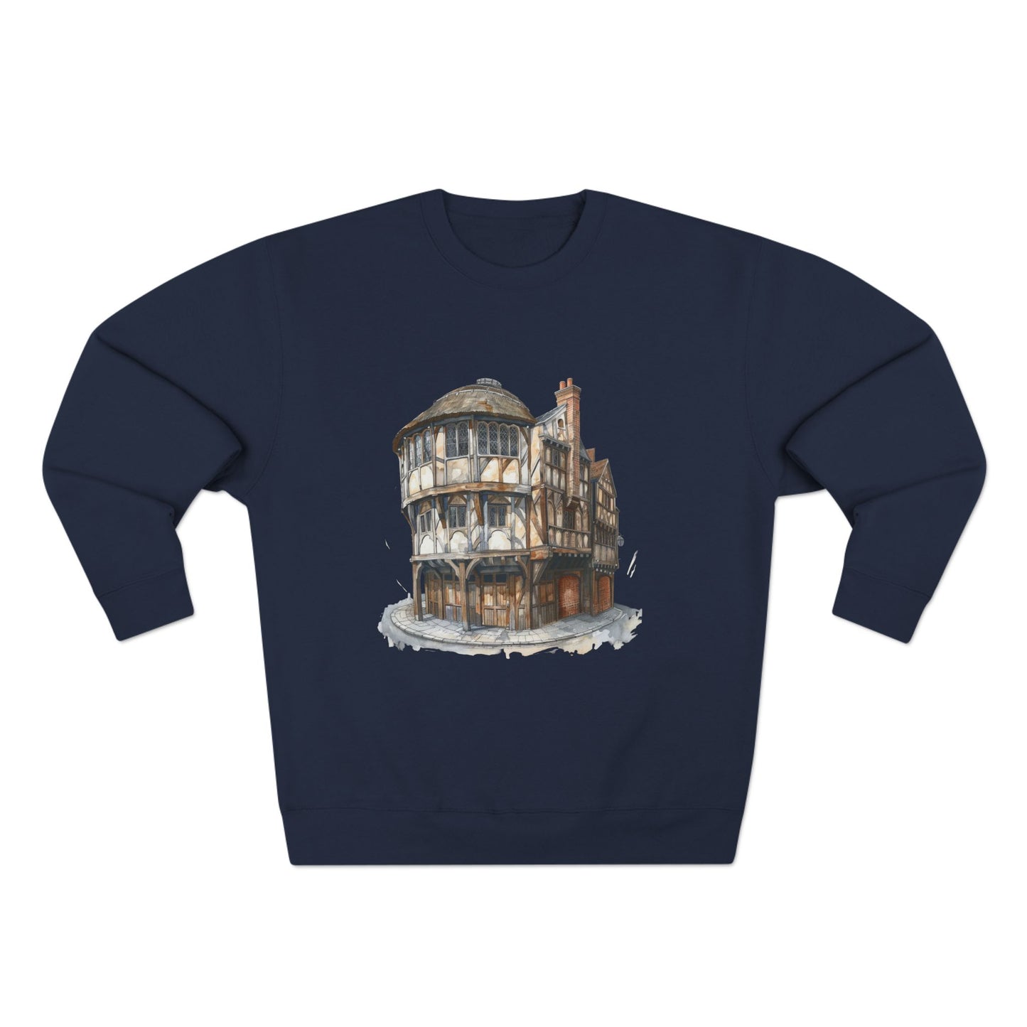Unisex Crewneck Sweatshirt - London Pub Interior British Tavern