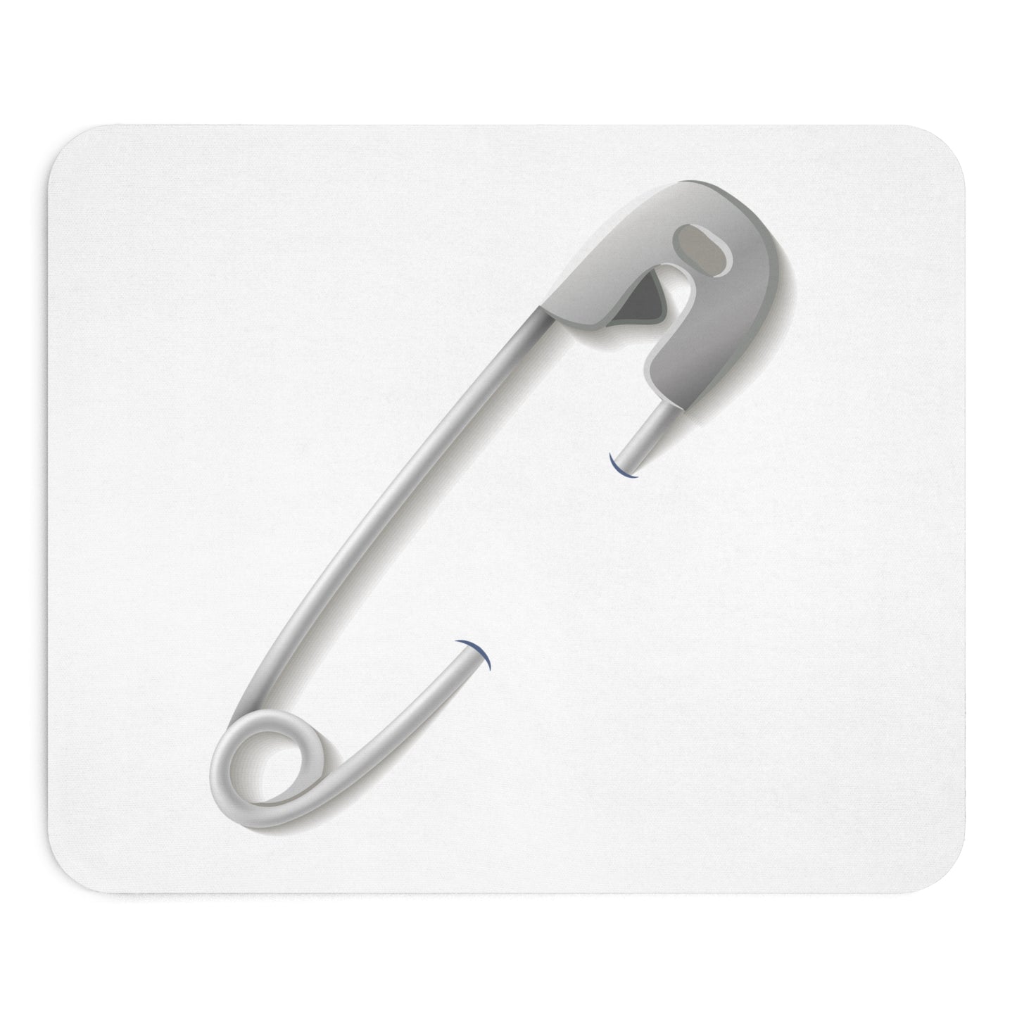 Modern Safety Pin Mouse Pad | Minimalist Desk Accessory | Gift for Office Lovers, Students, or New Graduates, Unique Mousepad