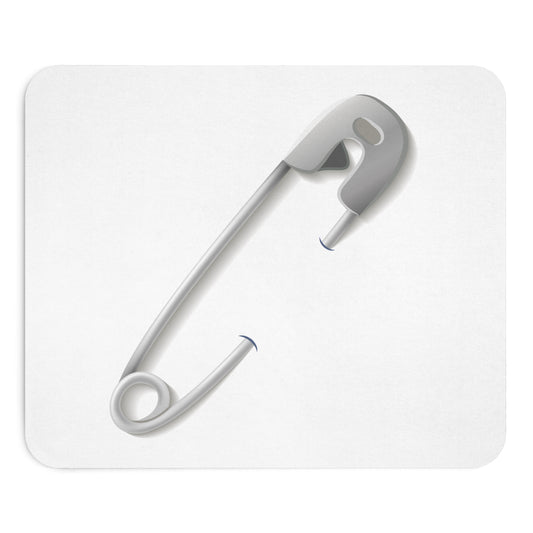 Modern Safety Pin Mouse Pad | Minimalist Desk Accessory | Gift for Office Lovers, Students, or New Graduates, Unique Mousepad