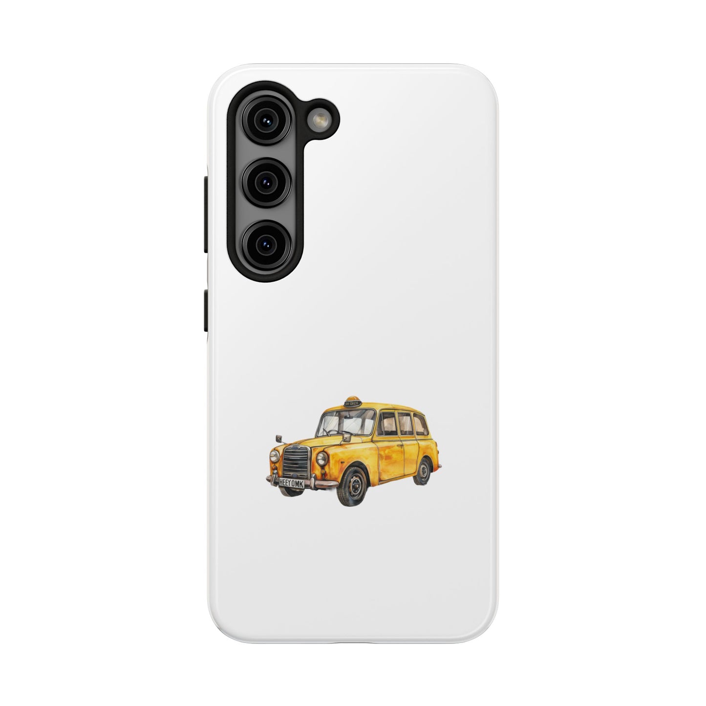 Yellow Taxi Tough Phone Case - Durable Protection for Urban Adventures