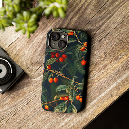Tough Cases, Floral Phone Case, Nature-Inspired Tech, Unique Gift, Phone Accessory, Botanical Design, Fall Vibes