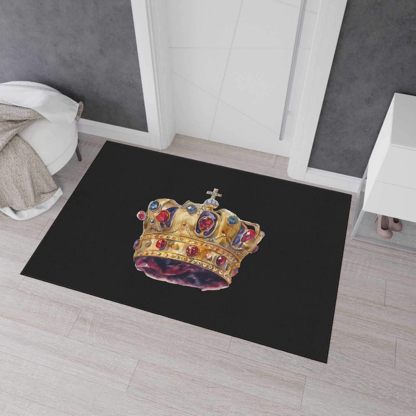 Royal Crown Heavy Duty Floor Mat | Unique Entryway Rug | Home Decor for Royalty Lovers | Perfect Gift for Housewarming, Weddings, and [...]