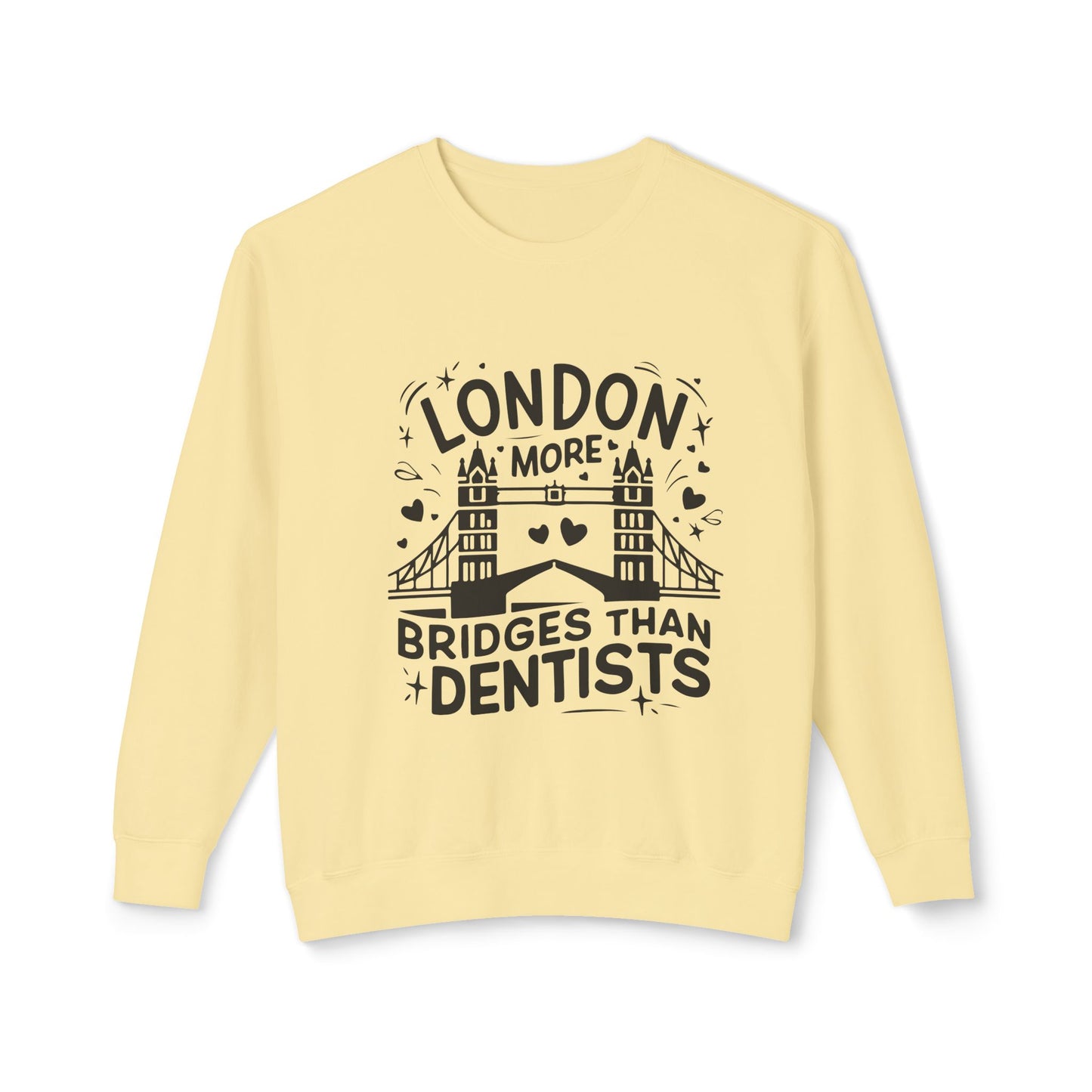 Unisex Lightweight Crewneck Sweatshirt - London is having more Bridges
