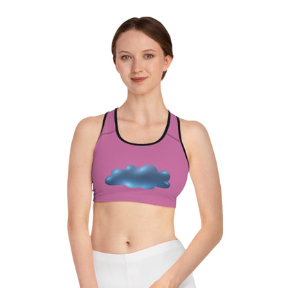 Sports Bra for Active Lifestyle - Serene Cloudscape - Dreamy Cloud Design