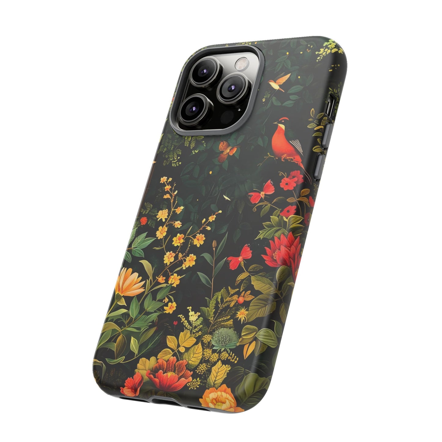 Floral Tough Phone Case, Nature-Inspired Design, Ideal for Garden Lovers, Gift for Birthdays, Christmas, Eco-Friendly Accessory