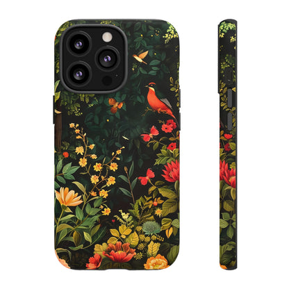 Floral Tough Phone Case, Nature-Inspired Design, Ideal for Garden Lovers, Gift for Birthdays, Christmas, Eco-Friendly Accessory