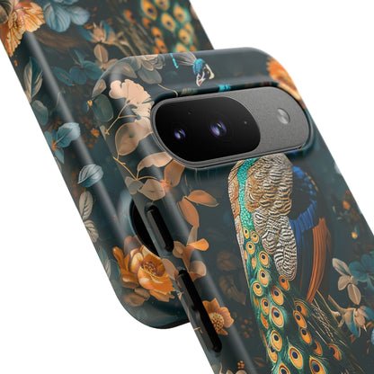Peacock Phone Case - Elegant Floral Design, Tough Case for Protection, Unique Gift for Nature Lovers, Stylish Accessory, Eco-Friendly