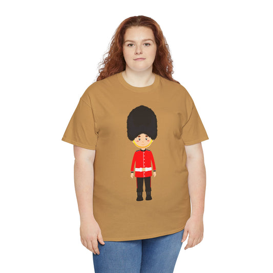 Unisex Heavy Cotton Tee - Bodmin Keep’s Red Jacket - Cornwall’s Military Heritage