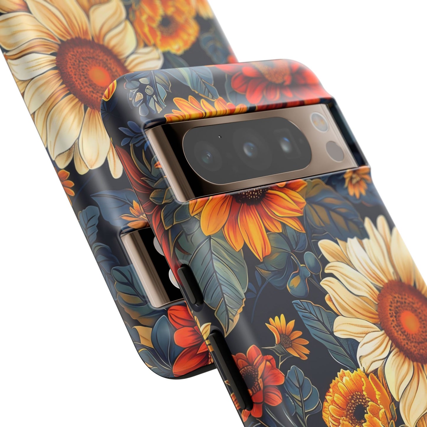 Floral Tough Phone Case | Sunflower Design, iPhone Cover, Protective Case, Gifts for Her, Floral Phone Accessory