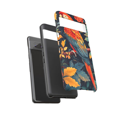 Vibrant Parrot Phone Case - Tough, Stylish, Nature-Inspired, Tropical, Wildlife, Perfect Gift, Summer Vibes