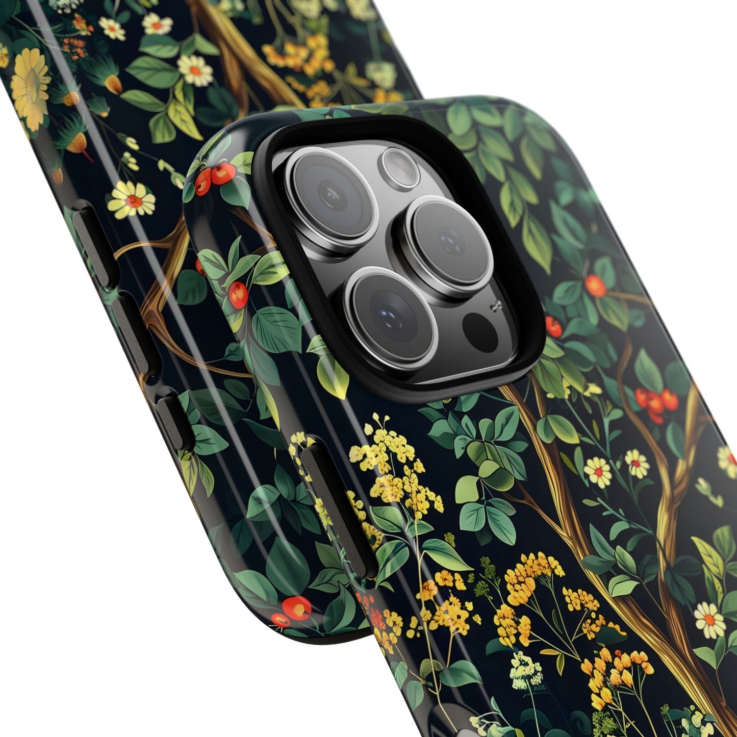 Floral Phone Case - Tough Cases, Colorful Nature Design, Gift for Flower Lovers, Phone Accessory, Unique Cell Phone Cover