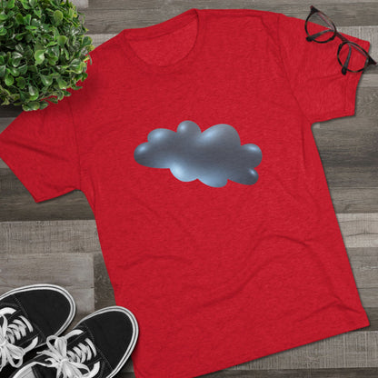 Serene Cloudscape - Dreamy Cloud Soft Unisex Tri-Blend Crew Tee