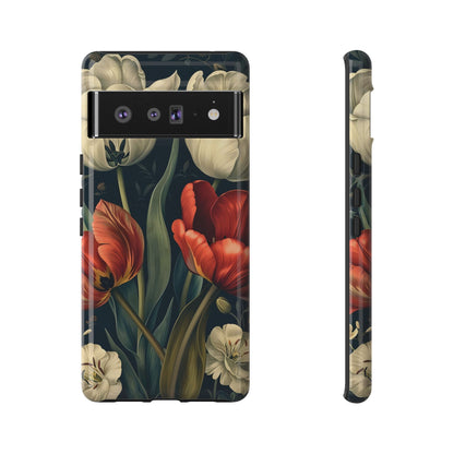 White Flower Tough Cases