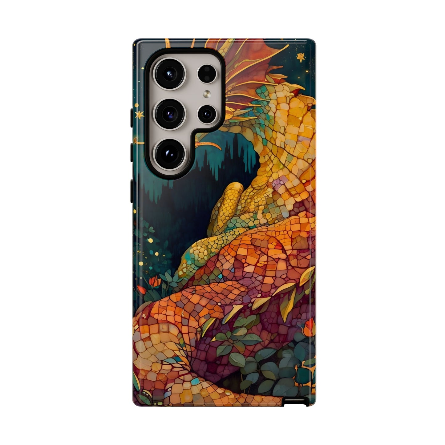 Dragon Art Phone Case, Tough Phone Cover, Fantasy Gift, Unique Mobile Accessory, Dragon Lover Gift, Stylish Protection