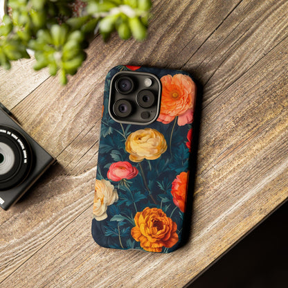 Floral Phone Case, Tough Cases for Phone Protection, Gift for Flower Lovers, Floral Designs, Spring Decor