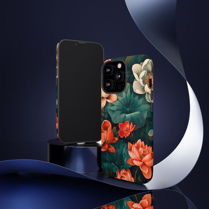 Flower Phone Case, Floral Phone Cover, Tough Case for Floral Lovers, Gift for Her, Stylish Tech Accessories