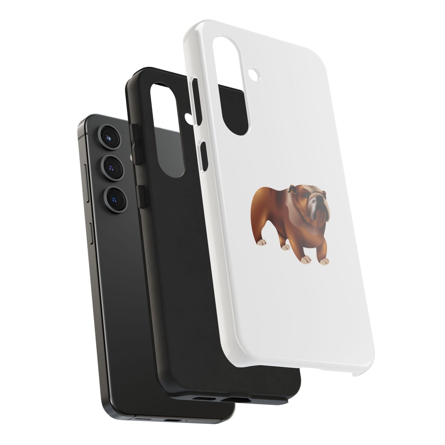 Bulldog Tough Phone Case, Durable Dog Lover Accessory, Pet-Themed Phone Cover, Unique Gift for Dog Owners, Cute Pet Cases