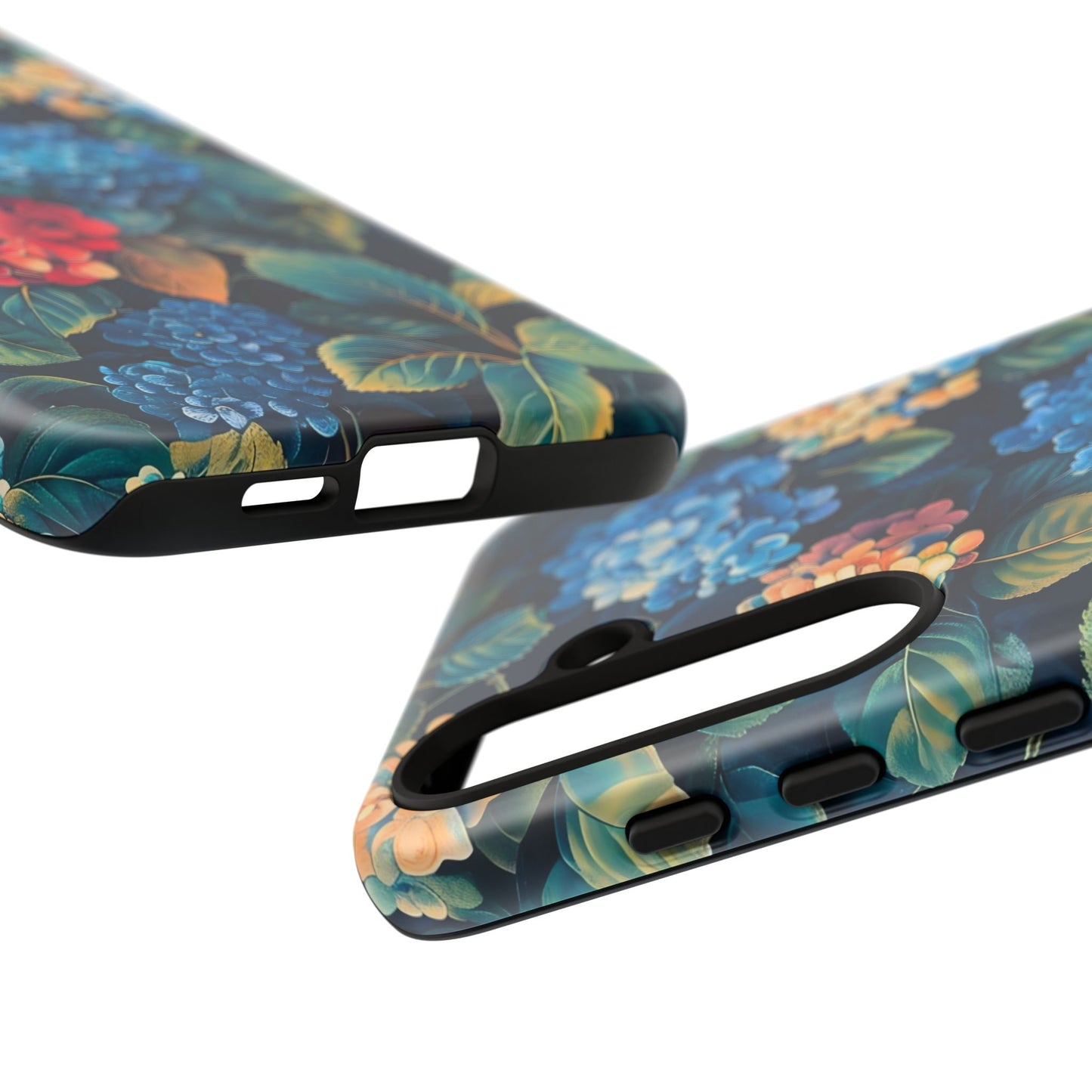Floral Phone Case, Stylish Tough Case for Gardener Gift, Flower Lover Accessory, Pretty Floral Design, Protective Case