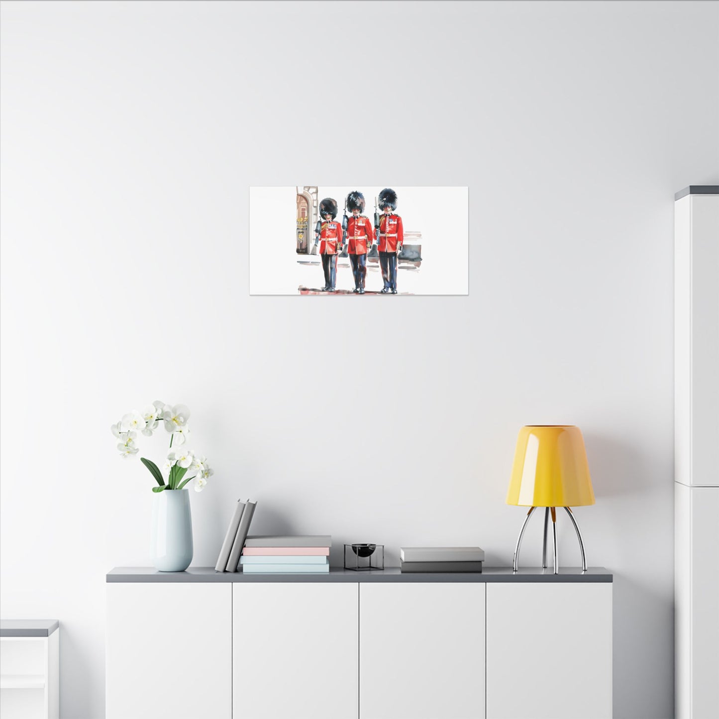 Royal Guards Canvas Print, British Wall Art, Home Decor, Unique Gift, London Culture