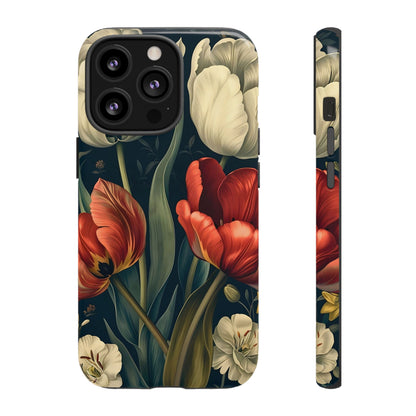 White Flower Tough Cases
