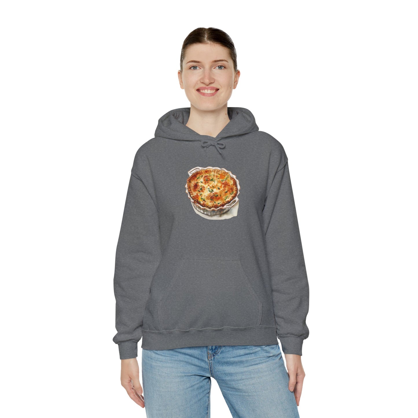 Unisex Heavy Blend™ Hooded Sweatshirt - Savor the Majesty - Iconic British Royal Foods