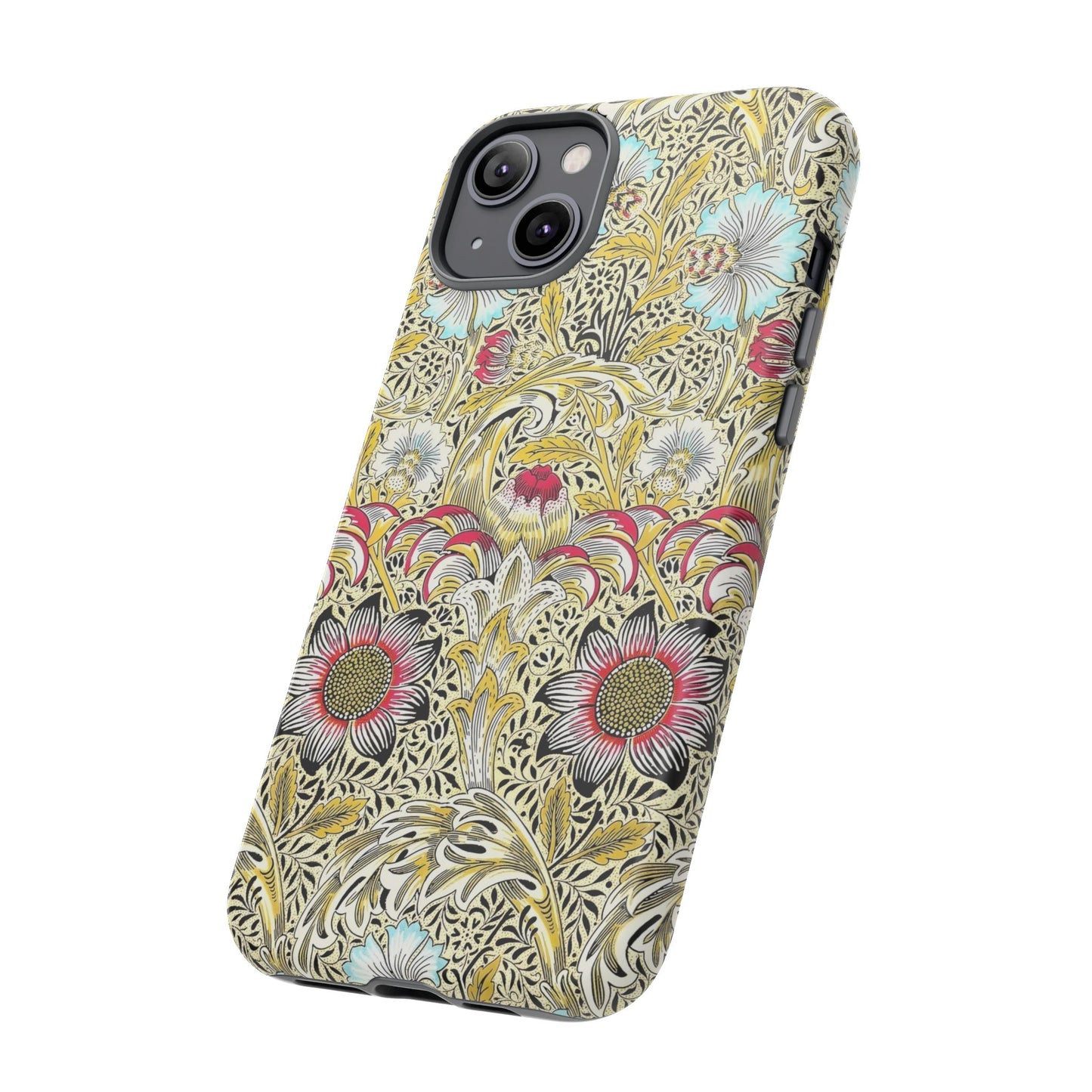 Floral Phone Case - Tough Cases, Floral Design, Stylish, Protective, Unique Gift for Her, Phone Accessories