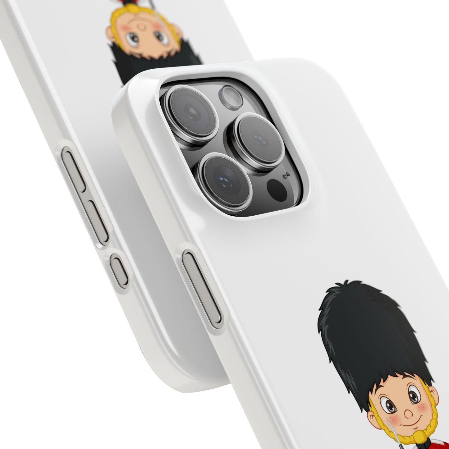 British Guard Slim Phone Cases, Cute Phone Cover, Whimsical Phone Case, Gift for Kids, Unique Phone Accessory, Cartoon Design