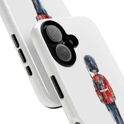 British Royal Guard Phone Case - Tough Cases, Unique Phone Cover, Gift for Her, Cute Accessory, British Soldier Design