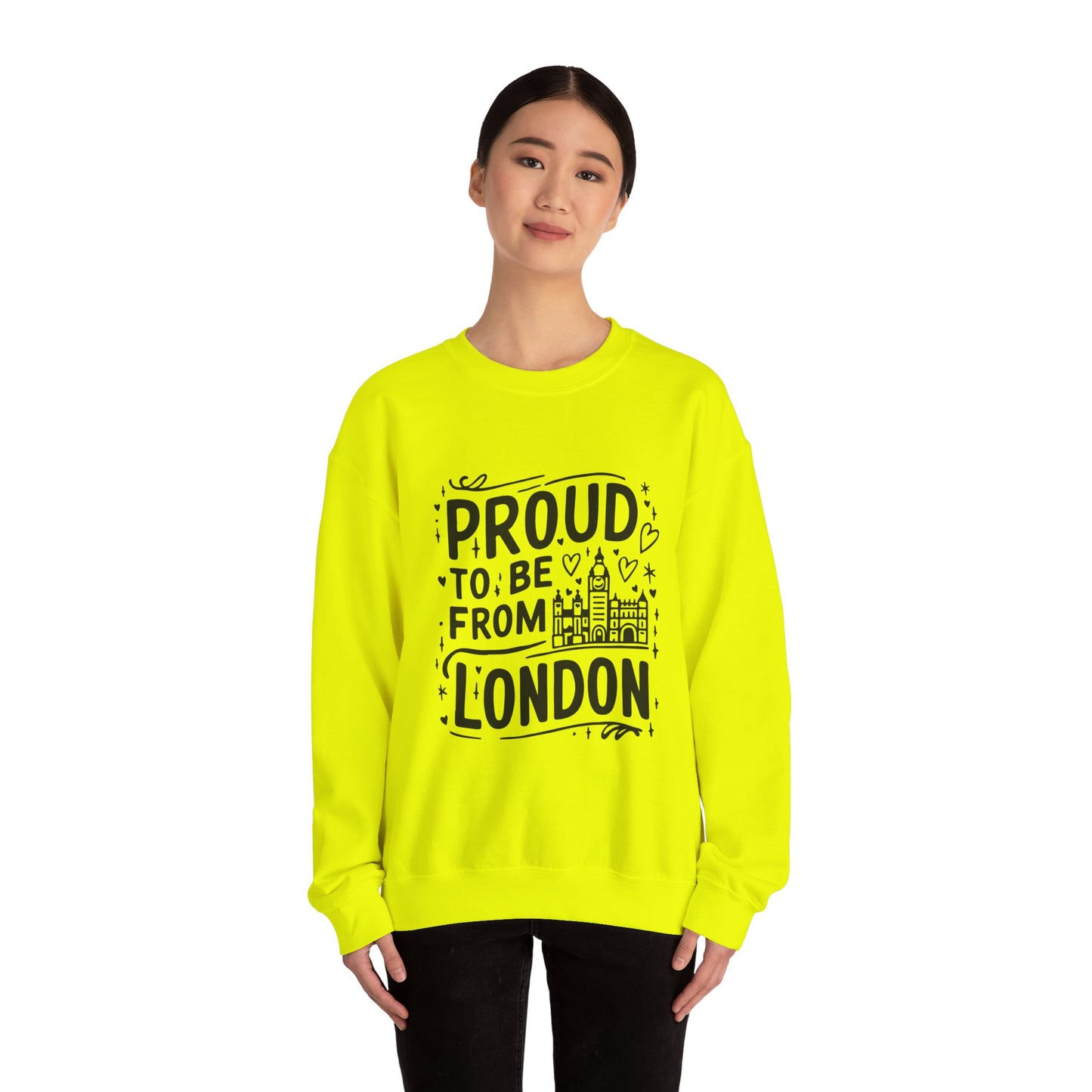 Unisex Heavy Blend™ Crewneck Sweatshirt - Proud to be from London
