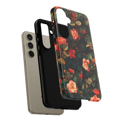 Floral Phone Case - Elegant Floral Design, Tough Protective Case, Perfect Gift for Her, Trendy Phone Accessories, Mother’s Day, Birthday