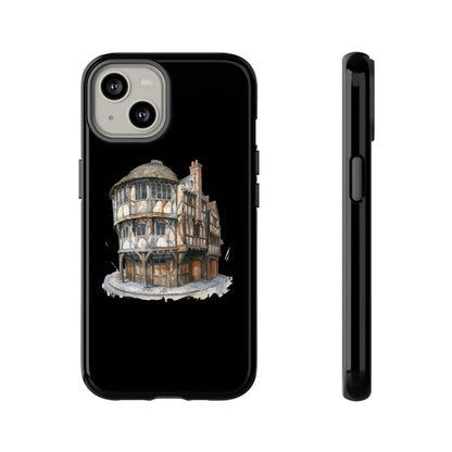 Stylish Phone Case featuring Unique Building Design, Art Lover Gift, Durable Phone Cover, Trendy Gadget Accessory, Unique Gift for Her