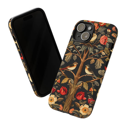 Floral Phone Case - Artistic Tough Cases for Phone Protection, Unique Gifts, Nature-Inspired Design, Eco-Friendly Accessories, Home Decor