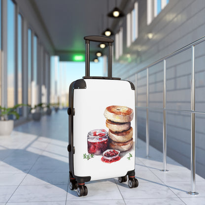 Elegant British Tea Set Suitcase