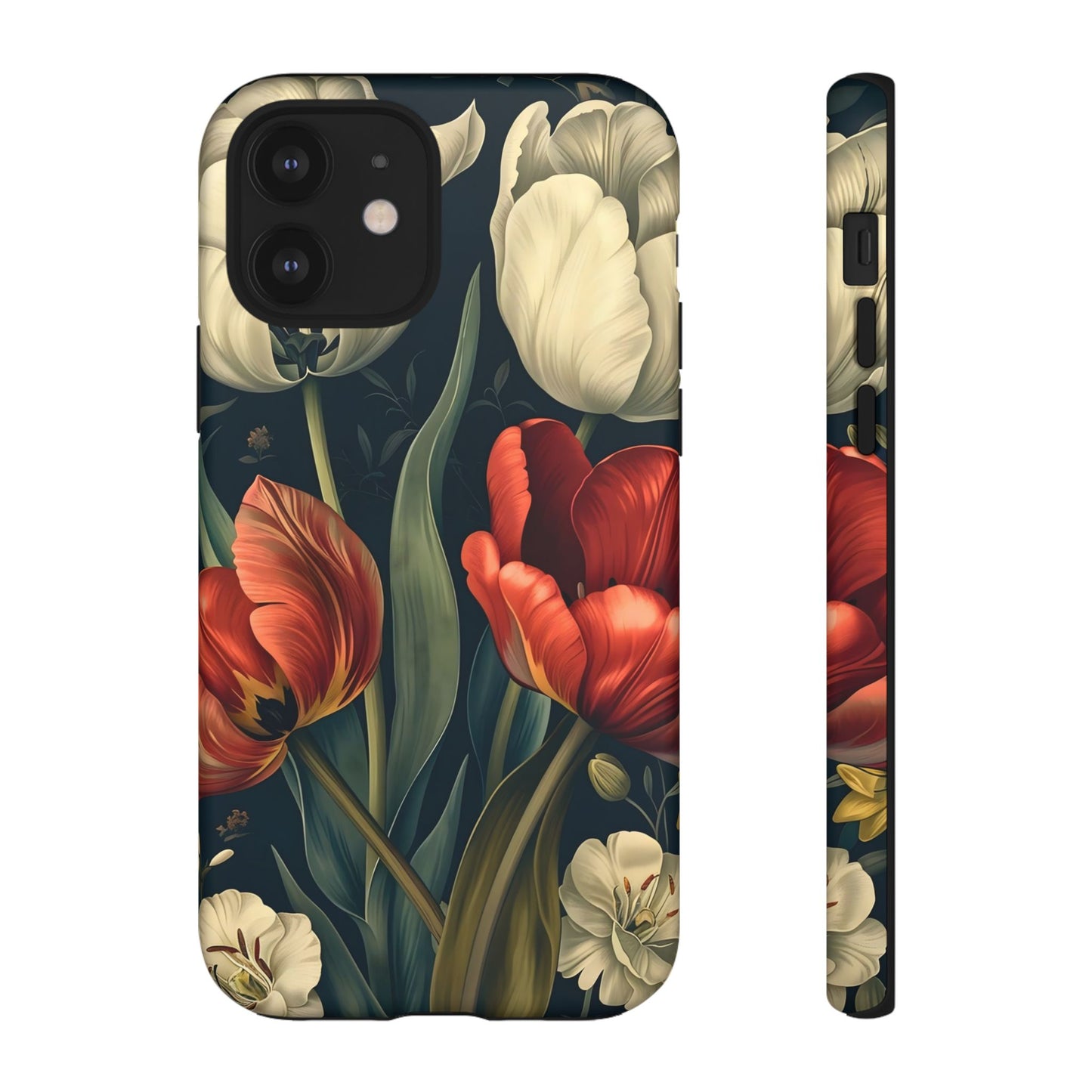White Flower Tough Cases
