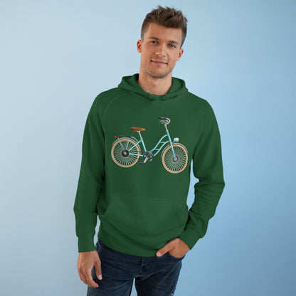 Form-fitting Unisex Hoodie - Classic British Bicycle