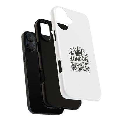 London-Themed Tough Phone Case - Chic & Stylish Protection