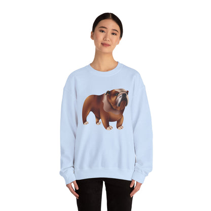 Unisex Heavy Blend™ Crewneck Sweatshirt - Adorable British Dog