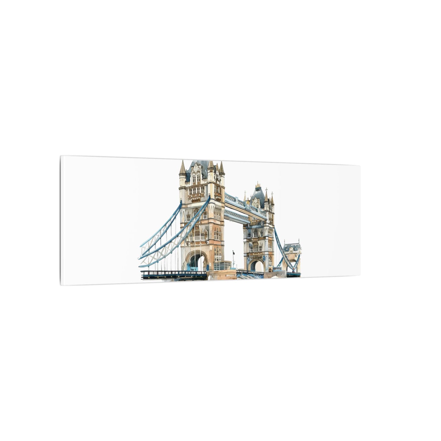 London Bridge Matte Canvas Wall Art, Elegant Home Decor, Unique Gift for Art Lovers, Travel Enthusiast Wall Decor, Modern Aesthetic