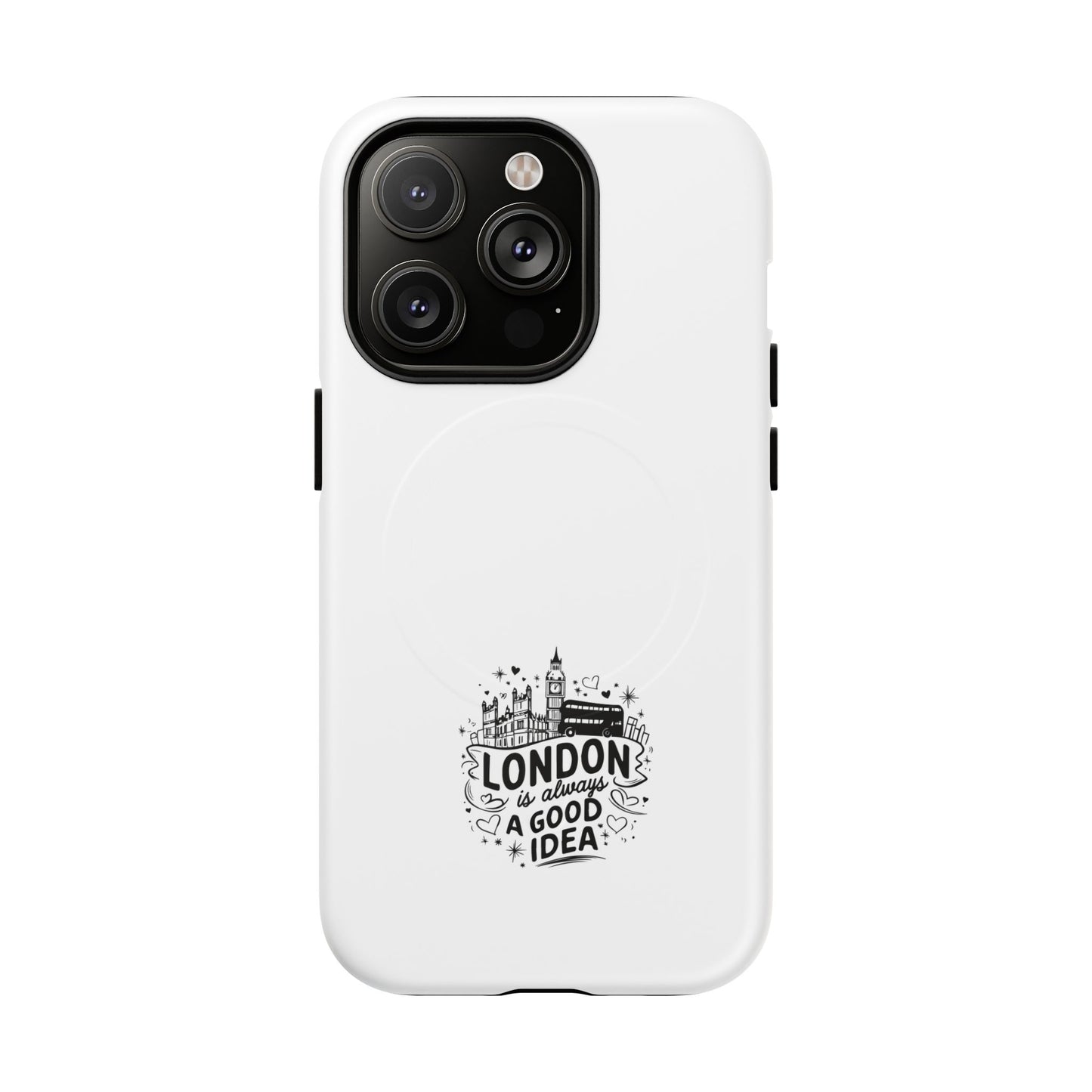 Tough Magnetic Phone Cases - London Is Always A Good Idea, Custom Phone Covers, Travel Gifts, Modern Phone Cases, Durable Cases, [...]