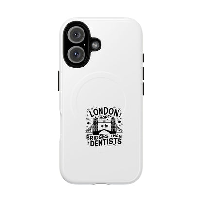 London Bridge Magnetic Phone Case, Tough Phone Cover, Stylish Accessory for Travelers, Great Gift for London Lovers, Unique Tech Accessory