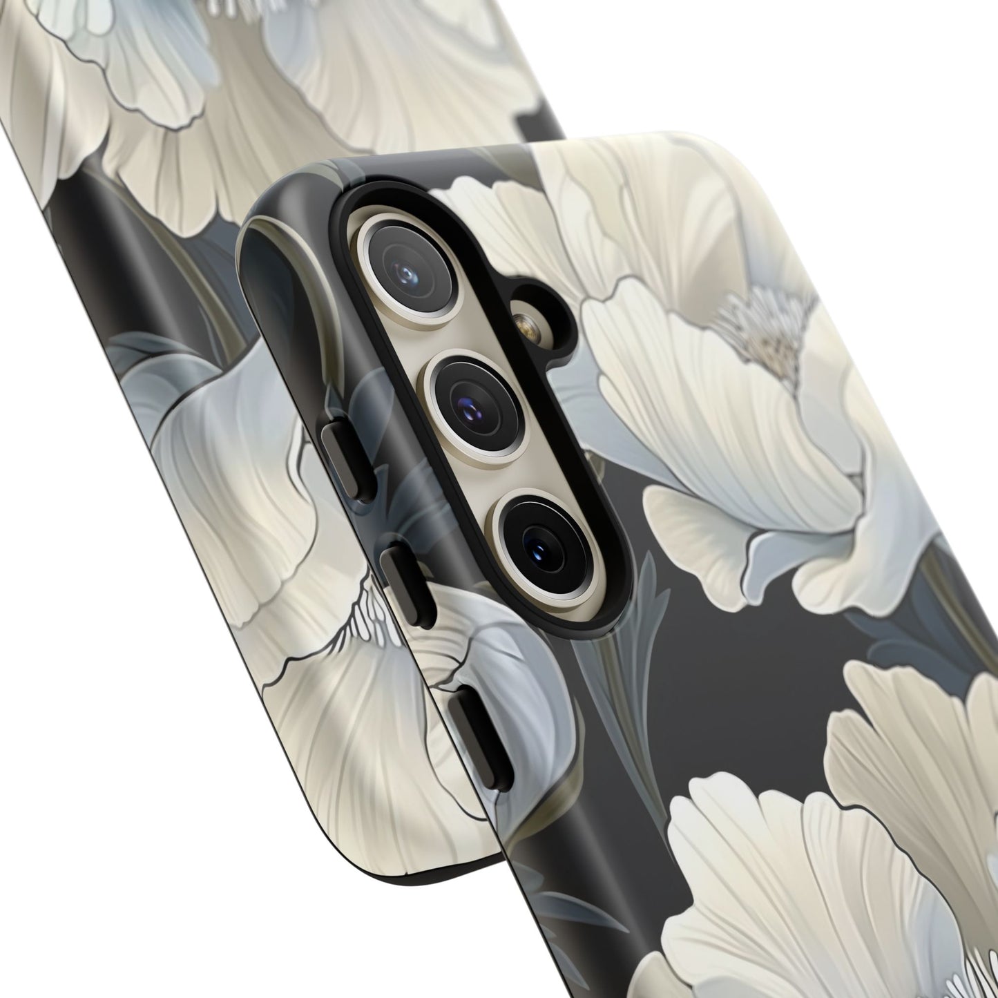 Floral Phone Case, Tough Cases for Women, Stylish Phone Cover, Floral Design Phone Protector, Nature Inspired Tech Accessories