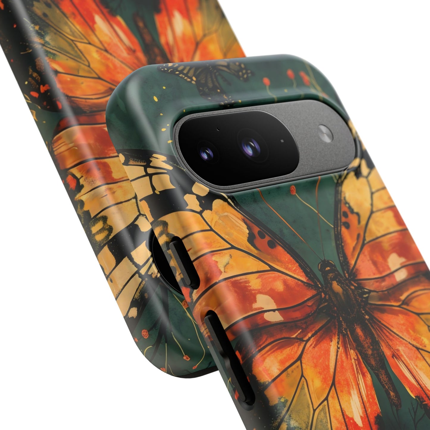 Butterfly Phone Case – Tough Cases for Nature Lovers, Floral Design, Butterfly Art, Unique Gift, Eco-Friendly Protection