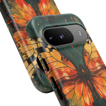 Butterfly Phone Case – Tough Cases for Nature Lovers, Floral Design, Butterfly Art, Unique Gift, Eco-Friendly Protection