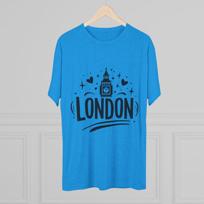 London Cozy Unisex Tri-Blend Crew Tee