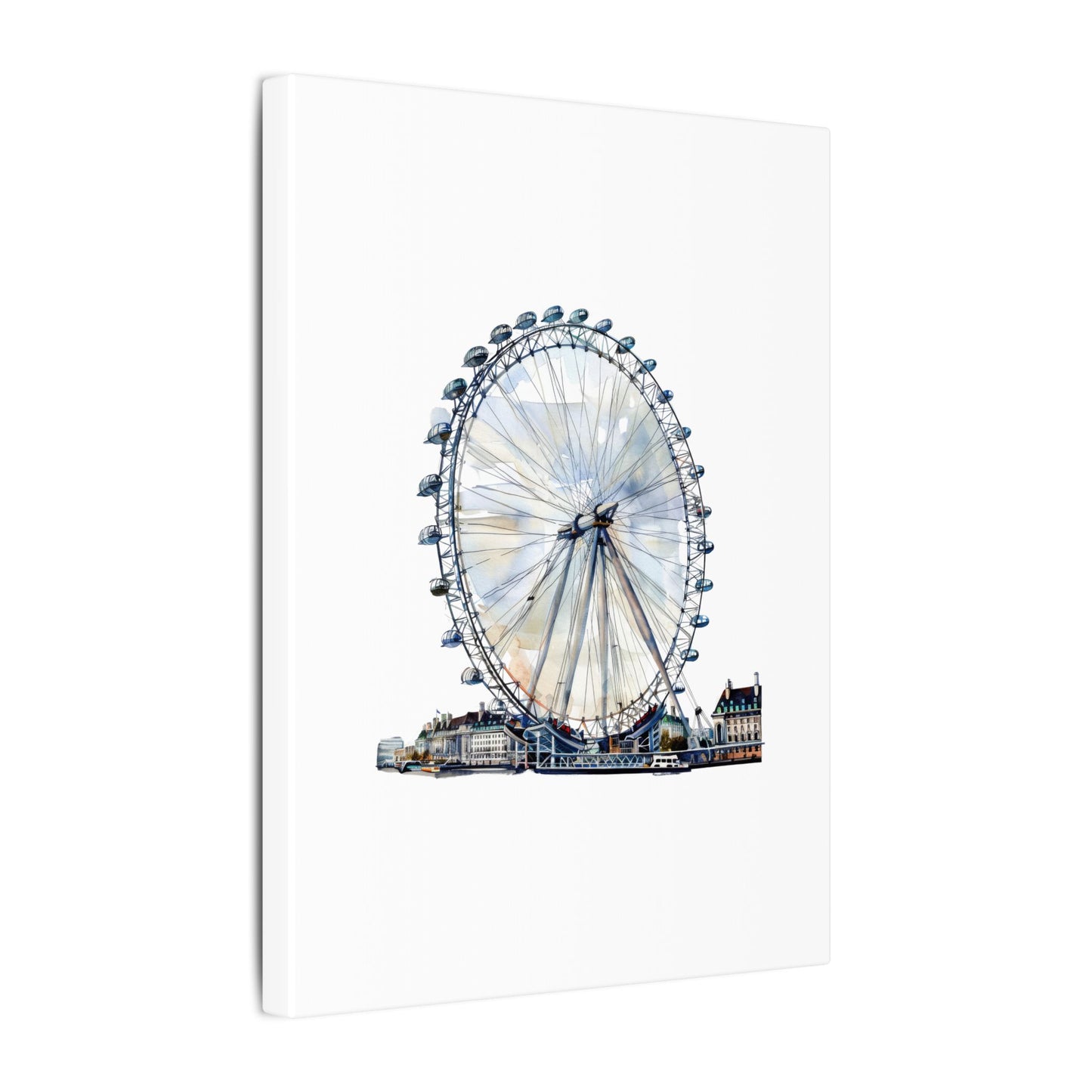 London Eye Canvas Print, Wall Art Decor, Travel Gift, Home Decoration, Unique Art Piece