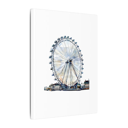 London Eye Canvas Print, Wall Art Decor, Travel Gift, Home Decoration, Unique Art Piece